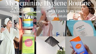 My daily feminine hygiene routine washes I use  supplements  shaving  changing underwear  etc [upl. by Ydollem804]