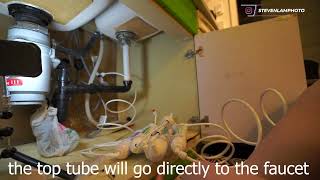 Geekpure Reverse Osmosis Water Filtration  Installation part 2 [upl. by Ahsetel]