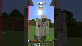 POV Your Best Toxic Friend at different Ages meme minecraft shorts [upl. by Asilahs762]