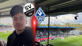 3LIGA  MANNHEIMER FANINVASION 🔥🔵⚫️  SV SANDHAUSEN vs SV WALDHOF MANNHEIM  Stadionvlog [upl. by Halpern]