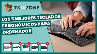 Los 5 mejores teclados ergonómicos para ordenador [upl. by Maddalena]