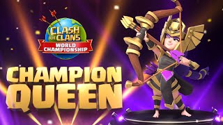 Champion Queen Joins The Battle Clash of Clans Official [upl. by Einahpetse]