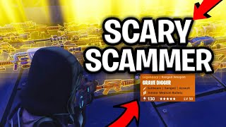 Scary Scammer Scams Himself For Loads of 130 Weapons Scammer Gets Scammed Fortnite Save The World [upl. by Filler]