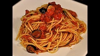 Recipe for Spaghetti Puttanesca [upl. by Homans]