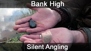 Barbel fishing floodwater river Wye Silent Angling [upl. by Noiz573]