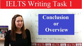 IELTS Writing Task 1 Conclusion or Overview [upl. by Slack735]