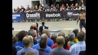 Rich Froning Deadlifts and Box Jumps Event 5 at Central East Regionals [upl. by Llerud]