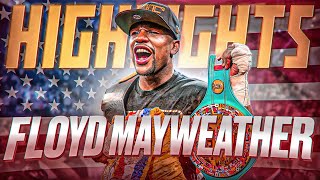 BEST OF ALL TIME Floyd Mayweather HIGHLIGHTS amp KNOCKOUTS  BOXING KO FIGHT HD [upl. by Dnumde]