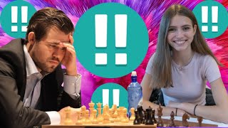 Boss Endgame Magnus Carlsen vs Anna Cramling [upl. by Rask]