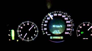 Mercedes E280 W211 kickdown acceleration [upl. by Trotter169]