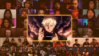 Gojo shows his face for the first time  Reaction mashup [upl. by Nylesor]