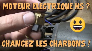 Remplacer des charbons de moteur électrique [upl. by Agathy]