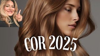 COR DE CABELO TENDÊNCIA 2025 PARA PINTAR SEM DESCOLORIR  COBRIR BRANCO  FAZER MECHAS [upl. by Darken]