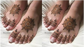 leg mehndi design simple  piron ki mehndi ka design  foot mehndi design पैरों की मेहंदी  henna [upl. by Wilden]