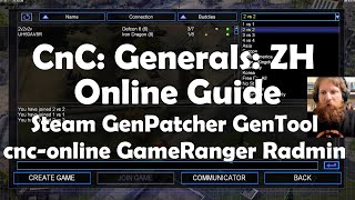 Command amp Conquer Generals Zero Hour online multiplayer guide  GenTool CNConline gameRanger Radmin [upl. by Atinav]