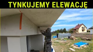 🔴EP74 Tynkujemy elewacje  Tynk mineralny 15mm Zacieranie tynku mineralnego  CDN [upl. by Nirra]