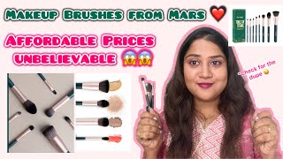 Makeup Brushes from MarsSuch Affordable Price Just under ₹799😱 makeupbrushes soft blend easily [upl. by Dorolisa]