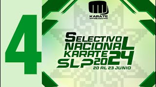 DIA 1  T4  SELECTIVO NACIONAL KARATE SLP 2024 [upl. by Gnut645]