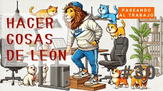 Paseando al trabajo Leones [upl. by Nalad]