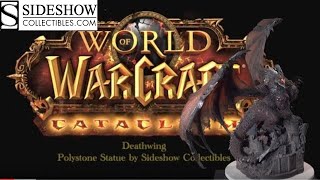 Deathwing Polystone Statue by Sideshow Collectibles Review 14 [upl. by Allegra]