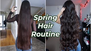 My Spring Hair Care Routine ♡ [upl. by Koh]