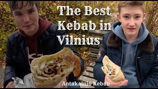 Kebab Review 1 Vilnius Food [upl. by Skurnik347]