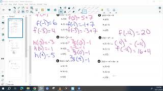 Adv Alg 1 6th 1011 pt 2 [upl. by Wina]