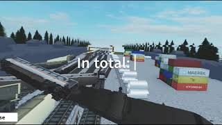 Southall Train collision in Roblox REMASTERED [upl. by Eibber644]