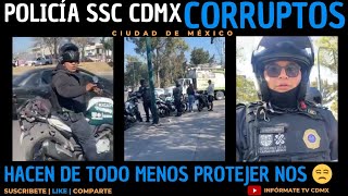 hacen todo menos CUIDARNOS policia ssccdmx [upl. by Bernardi]