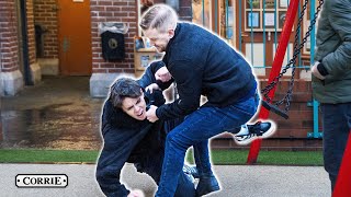 Gary Assaults Mason In Front Of Sean  Coronation Street [upl. by Amian]