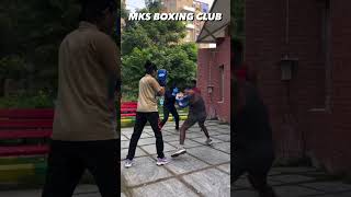 mks boxing clubcoach Rajesh [upl. by Einnhoj]