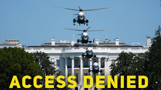 Denied entry to the White House for Marine One [upl. by Atiuqrehs]