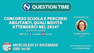 Concorso scuola e percorsi abilitanti quali novità attenderci nel 2024 Le ultime notizie [upl. by Tobias404]