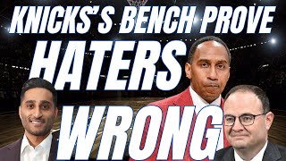 January 6 2024NEW YORK KNICKSS BENCH PROVE HATERS WRONG KNICKS DEMOLISH 76ERS [upl. by Adiuqal]