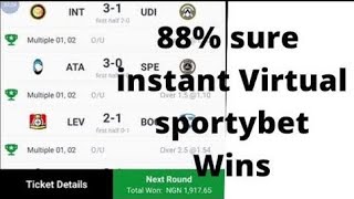 how to hack sportybet instant virtual and earn 3000 every 10 minutes [upl. by Wiencke949]