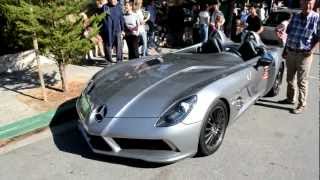 Merceds Benz SLR Stirling Moss hypercar on the road [upl. by Auqinahs]