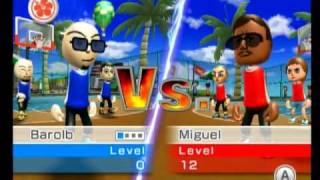 Wii Sports Resort Basketball Pickup Game [upl. by Nerraj]