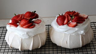 How to make meringue cake pavlovaseasy recipe [upl. by Alak]