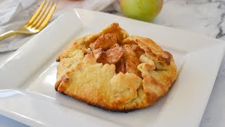 Apple Galette for One  Small Batch Dessert [upl. by Ahcrop801]