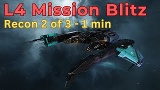 Recon 2 of 3 L4 Mission Angel Cartel — Stealth Bomber Blitz — EVE Online [upl. by Mighell]