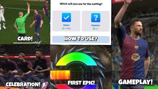 Efootball 25 Mobile First impression New celebrationHigh graphics gameplaycrafting [upl. by Tuppeny]