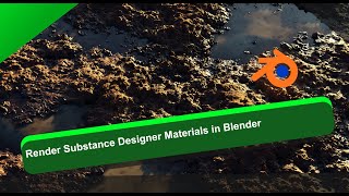 How to Render Substance Designer Materials in Blender [upl. by Eanal]