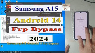 Samsung A15 Frp bypass Android 14 with Unlocktool Method 2024 [upl. by Naginarb]