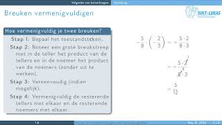 Volgorde van bewerkingen met breuken [upl. by Okir]