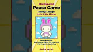 Pause Game to Pick Your Next Pixel Art Theme 🎨  Starving Artist roblox shorts [upl. by Durrell739]