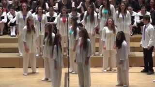 Moran Choir singing Mimaamakim by Idan Reichel in  EJCF Basel 2014 [upl. by Ashley]