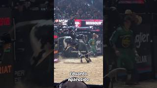 Eduardo Aparecido at the PBR Teams Finals in 2022 rodeo cowboys pbr [upl. by Dis]