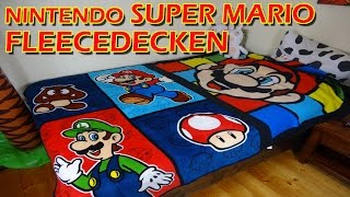 quotNINTENDO SUPER MARIO FLEECEDECKENquot Vergleich [upl. by Teilo541]