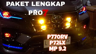 PASANG PRO7 LAGI DI TOYOTA FORTUNER 1GD GR SPORT P770RV X P72FX VLOG4 [upl. by Sutsuj409]