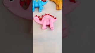 Cute Fondant Dinosaur Cake TopperEasy Fondant Dinosaur Tutorial cake Topper dinosaur [upl. by Tera]